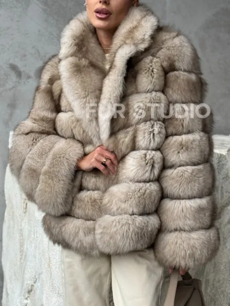 Шуба из песца - фото 3