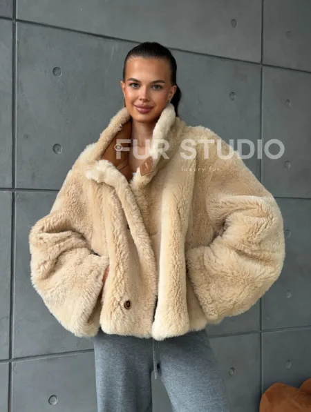 Дубленка - куртка двухсторонняя - фото 17