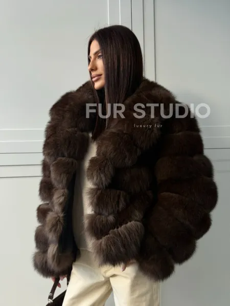 Полушубок из песца 