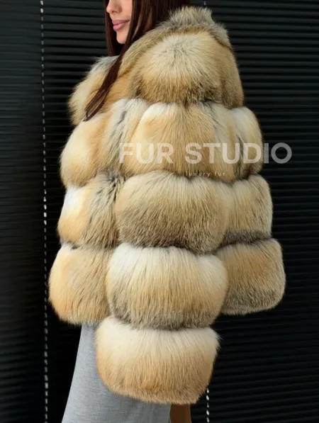 Полушубок из лисы - фото 6