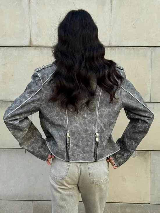 Косуха из натуральной кожи  VINTAGE COLLECTION - фото 12