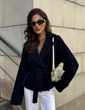 Модная куртка из замшевой кожи - фото 11