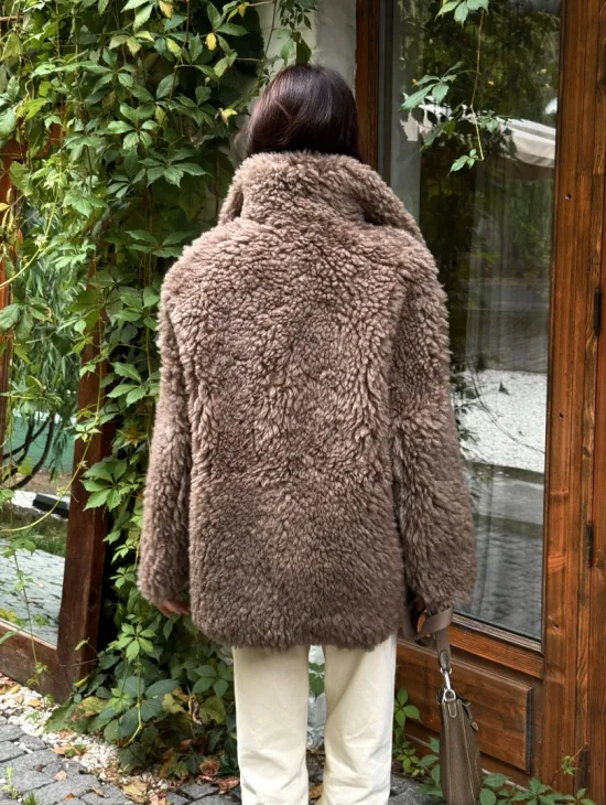 Шуба - дубленка двухсторонняя - фото 7