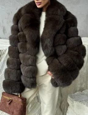 Шуба под соболя - короткая - фото 3