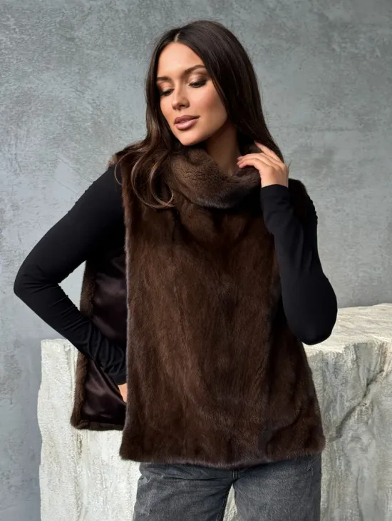 Манишка для женщин - норковая - фото 0