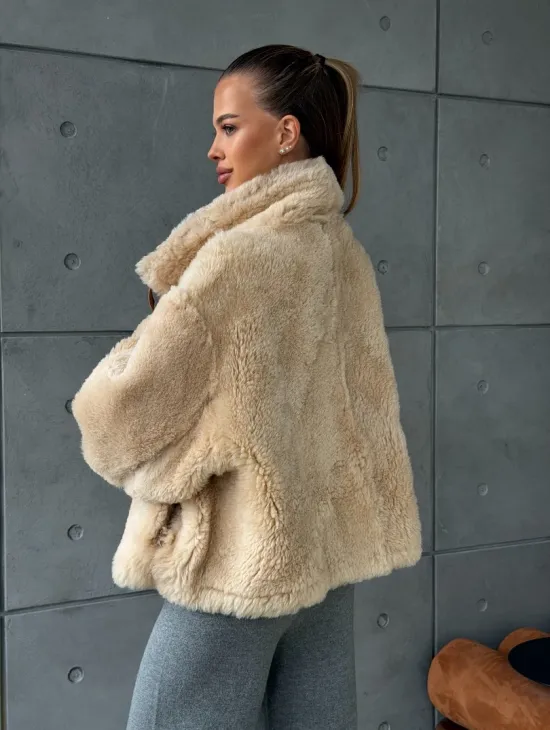 Дубленка - куртка двухсторонняя - фото 12