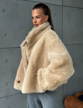 Дубленка - куртка двухсторонняя - фото 9