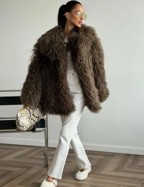 Шуба из лама - фото 5