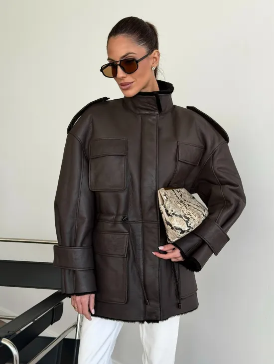 Молодёжная куртка - дублёнка - фото 10