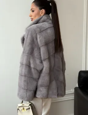 Полушубок норковый - фото 5