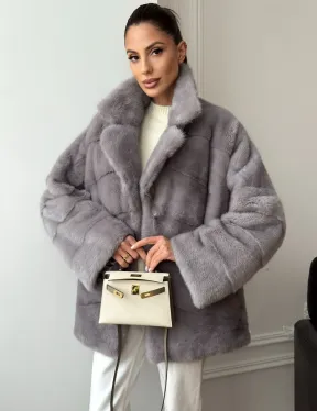 Полушубок норковый - фото 7