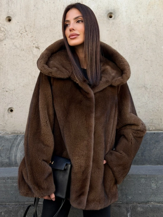 Автоледи с капюшоном из норки KOPENHAGEN FUR - фото 6