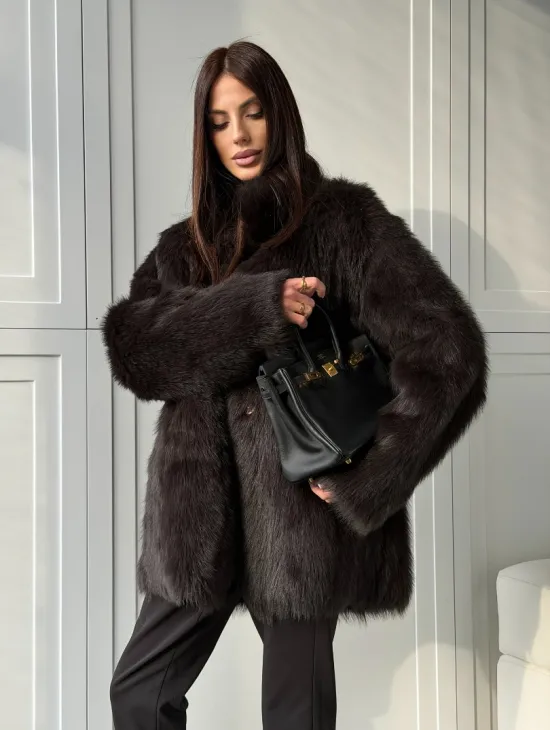 Женская дубленка из тосканы - фото 14