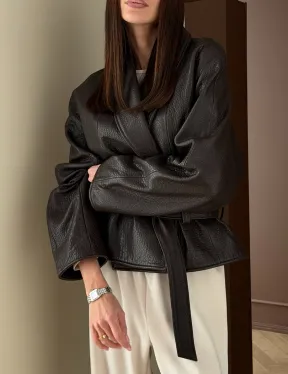 Куртка из натуральной кожи PREMIUM COLLECTION - фото 6